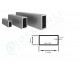 Alüminyum Kutu Profil 50mm  x 100mm Et Kalınlık 2mm